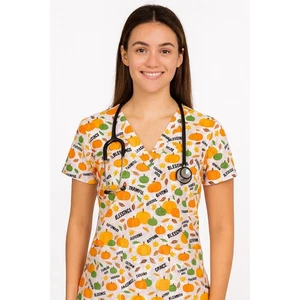 Damen Herbst Thanksgiving Kürbis Druck Peeling Top Segen Herbst Urlaub NEU - Bild 1 von 12