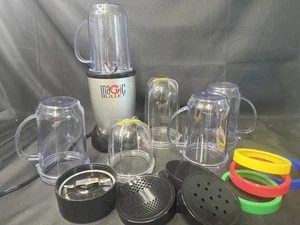 The Original Magic Bullet Express Blender/Mixer 17 Piece Set Missing Recipe Book - Picture 1 of 4