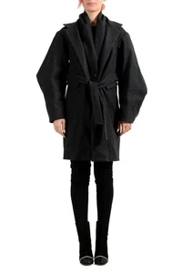Dsquared2 Women's Gray Wool Belted Basic Coat US XS IT 38 - Picture 1 of 5