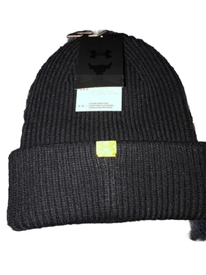 Under Armour Navy Blue Beanie NWT ‘Project Rock’. UA Logo/Iron Paradise. OSFM - Image 1 of 4