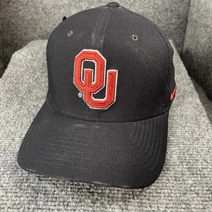 Nike Classic99 Dri-Fit eng anliegende Mütze Oklahoma Sooners schwarz L/XL Swoosh Flex LESEN - Bild 1 von 12
