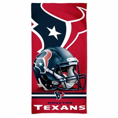 HOUSTON TEXANS SPECTRA BEACH TOWEL 30"X60" COTTON PLUSH NFL LICENSED Cover
