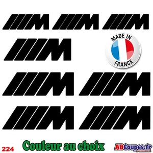 8 Stickers Autocollants M - Motorsport Performance GT X1 X2 X3 X4 Z1 Z3 Z4 - 224 - Bild 1 von 5