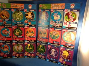 POKEMON - 1999 BURGER KING MASTER TRAINER MOVIE CARDS (2) UNCUT SHEETS ! LQQK ! - Picture 1 of 3