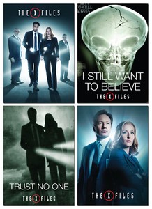 THE X-FILES - Season 10 - 4 Card Promo Set - Fox Mulder Dana Scully