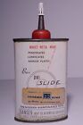 1960s Vintage Thermo King Dri Slide OIL CAN TIN 4 OZ OILER FREMONT MICHIGAN USA