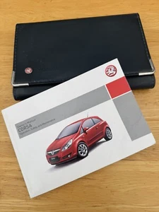 VAUXHALL CORSA HANDBOOK OWNERS MANUAL + WALLET + FREE POSTAGE - Picture 1 of 5