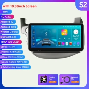 Android 12 Carplay Autoradio GPS NAVI 4G LTE Player für HONDA Fit Jazz 4+32GB - Bild 1 von 24
