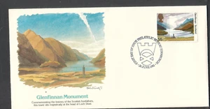 England 1981 Fleetwood cachet FDC first day cover Glenfinnan Monument stamp - Picture 1 of 2