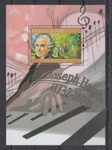 V636. Guinee - MNH - 2012 - Famous People - Music - Joseph Haydn - Bl - Picture 1 of 1