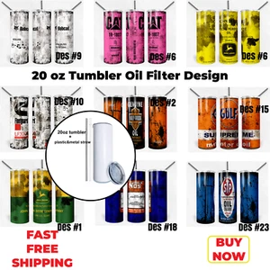 Strapazierfähiger Ölfilter Becher 20 Unzen KATZE inspiriert Tasse für Papa Mechaniker Diesel Geschenk - Bild 1 von 54