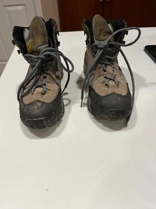 Vasque Vibram Gortex 7473 Genuine Leather Hiking Boots Tan Brown Women's 6M - Picture 1 of 5