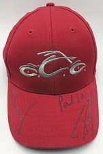 ORANGE COUNTRY CHOPPERS hat autographed fitted red cap - size S / M