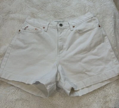 Pantalones Cortos De Colección Guess Jean Talla 30 Años 90 Cintura Alta Blanco Denim Mamá Hechos en EE. UU. Foto 1 de 4