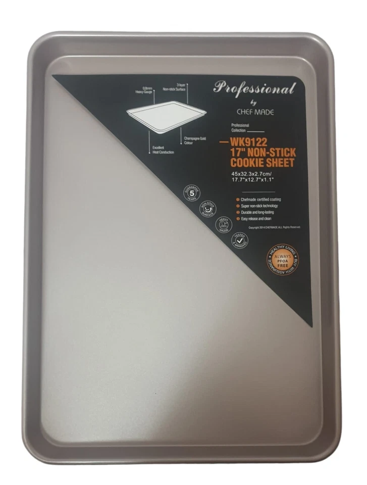 ChefMade Backblech 45x32cm WK9122 Ofenblech Backform Herdbackblech Kuchenblech - Bild 1 von 1