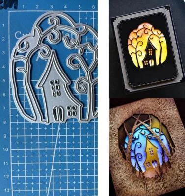 Metal Cutting Dies Scrapbooking Embossing Paper Card Crafts Halloween Stencils - Image 1 of 4