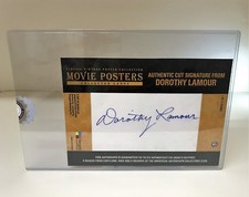 Classic Vintage Movie Posters - Dorothy Lamour Signature Autograph DL - Breygent