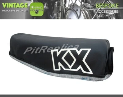 FUNDA ASIENTO KAWASAKI KX125 KX250 A6/A7 KX420 A1/A1 '80-81 *EU LARGO 55CM* [KVLAA] Foto 1 de 4