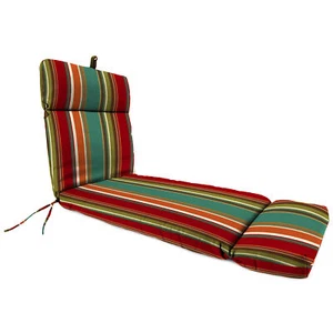 New Outdoor Patio Chaise Lounge Cushion with Ties and Loop 72" x 22", UV Treated - Picture 1 of 18