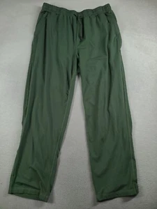 Quiksilver Pants Jogger Green Drawstring Relaxed M / L Polyester Stretch Adult - Picture 1 of 10