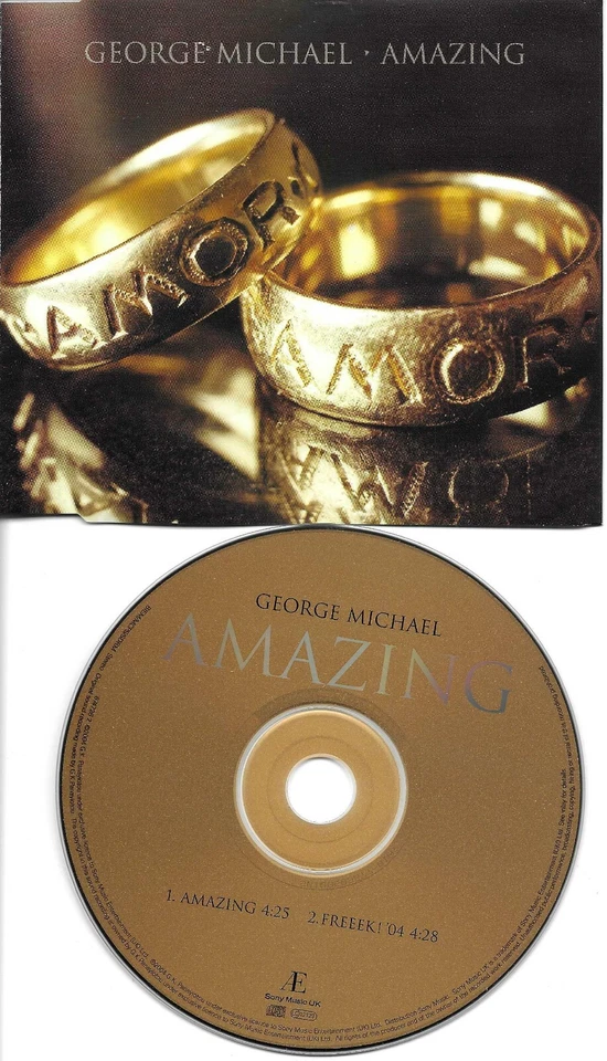 ДЖОРДЖ МАЙКЛ Удивительный с РЕДКОЙ FREEEK 2004 Версия Европа CD сингл продавец из США - Изображение 1 из 1