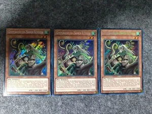 3x GEISTUNGEHEUER-ZÄHMER ÄLTESTER - THSF-DE023 Secret Rare / 1. Auflage Exc Set - Bild 1 von 2