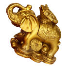 Elephant Fengshui Statue with Toad Frog Coin