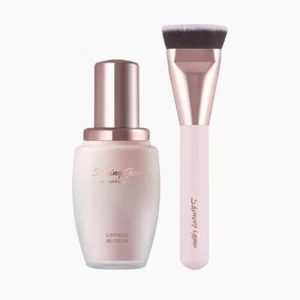 Shining Glow Luminous BB Cream Sunshine Beige 30 ml SPF30 PA +++ y cepillo coreano - Imagen 1 de 19