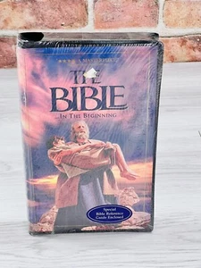 The Bible VHS Movie in the Beginning George Scott VCR Tape Classic Vintage - Picture 1 of 5