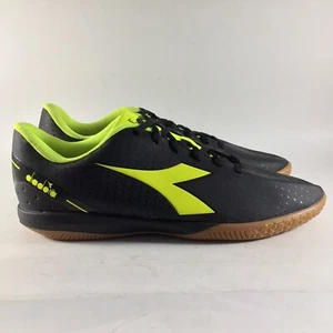 Diadora Pichichi 5 mens indoor soccer shoes sneakers black size 7 90248 - Picture 1 of 8