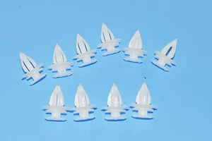 10pcs PEUGEOT plástico blanco puerta embellecedor Panel Clips - Bild 1 von 6