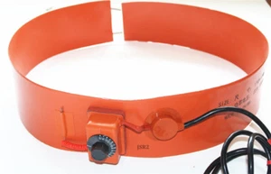 Mehrere 110 V/220 V Eimerband Fass Trommel Öl Biodiesel Decke Silikon Heizung - Bild 1 von 12