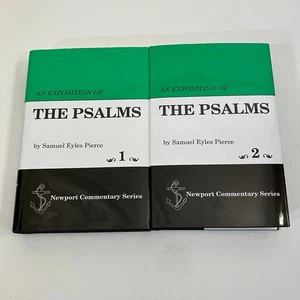 2 Vols An Exposition of the Book of Psalms HCDJ Facsimilie Second Edition Pierce - Foto 1 di 14