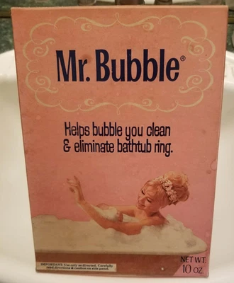 RARE MR. BUBBLE box UNOPENED original kid soap product - Image 1 of 4