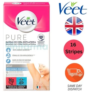 Veet Easy Gelwax Technologie greift aktiv das kürzeste Haar - 16 Wachsstreifen - Bild 1 von 7