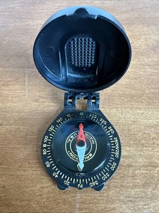 Vintage Brunson Pocket Compass Made In The USA  - Picture 1 of 8