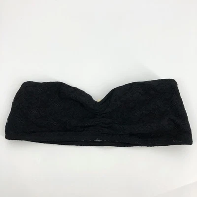 Bralette Bandeau Aerie Vintage Y2K Deadstock Talla Grande Negro Encaje Nuevo con Etiquetas Nuevo Foto 1 de 4