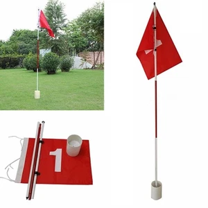 Golf Cup Holder Golf Flagstick Golf Hole Pole Cup Putting Green Flagstick - Picture 1 of 12