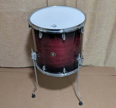 Tom de piso de arce Gretsch Catalina 16 x 16 Deep Cherry Burst - NUEVO Foto 1 de 4