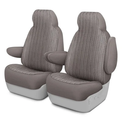 For Plymouth Voyager 84-95 Scottsdale 1st Row Silver Custom Seat Covers Foto 1 de 2