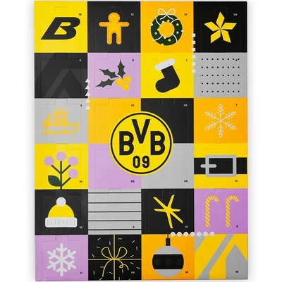 BVB Socken Adventskalender 2025 Borussia Dortmund Socken 39-44 Fanartikel Shop - Bild 1 von 4