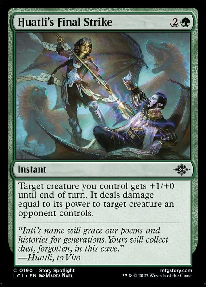 x1 Huatli's Final Strike - Lost Caverns of Ixalan - NM - MTG - Image 1 of 1