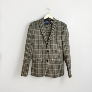 Men’s Next 2 Piece Check Suit Size 34R Trousers W28 L29 - Picture 1 of 8