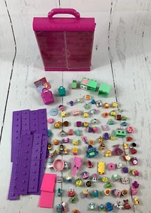 Shopkins Toy Lot 100+ Mixed Pieces & Display Case - Picture 1 of 6