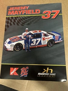 Jeremy Mayfield NASCAR Autografo Carta Promozionale Fotografia (8,5 x 11") - Foto 1 di 2