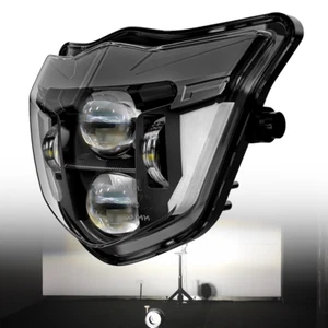 LED E24 Waterproof Headlight Assembly DRL High Low Beam For YAMAHA WR 450 F 250F - Picture 1 of 22