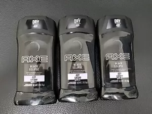 AXE Deodorant Stick Black Eclipse Antiperspirant and Deodorant - 2.7 oz 3 Pack - Picture 1 of 2