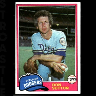 1981 Topps - Don Sutton #605 Los Angeles Dodgers ⚾ Baseball Card - Image 1 of 3