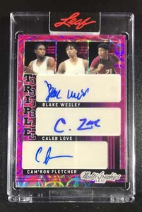 2022-23 Leaf Multigraphics Wesley Caleb Love Fletcher Johnson Molinar 14/15 - Picture 1 of 2