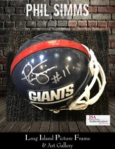 Phil Simms New York Giants Signed Mini Helmet JSA - Picture 1 of 4